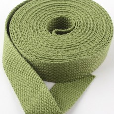 Joeunmall 폴리혼방 가방끈 38mm 스트랩 웨빙끈 웨이빙끈(5마), 38mm-연카키, 1개