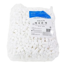 대한위재 탈지면롤 코튼볼 1호 450gX2팩 (1.5cmX1.5cm) 압축탈지면, 2개, 1세트