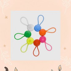 야간용 LED 경고등 가방걸이식 실리콘 홀더 자전거 등산 안전등, 1개, 1cl3 블루(300333)