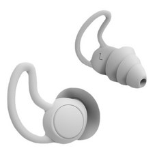 3중 소음차단 수면 귀마개 나노 실리콘 이어플러그 학습용, 1개, 화이트