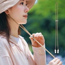 집게형 모자끈 스트랩 1개 모자줄 턱끈 조절 고정홀더