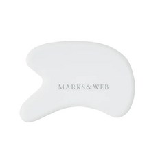 MARKS&WEB 陶瓷按摩板 臉部頸部按摩 塗抹精油乳液工具, 1個, S Size