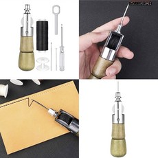 가죽 바느질 공예 키트 가방 스티치 손바느질 수선 자수 공구