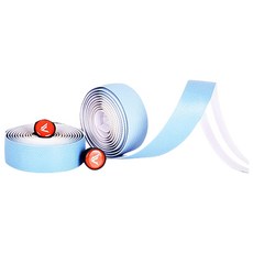 내마모성 자전거 그립 테이프 충격 방지 자전거 핸들바 테이프, 1세트, White and blue