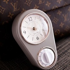 무케렌시아 무케 바나나공방 쿠킹 키친 타이머 주방 인테리어 무소음 벽걸이시계 그레이 164326, 무케렌시아 무케 바나나공방 쿠킹 키친 타이머 주방 인테