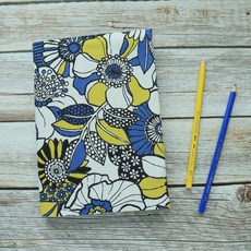 夏之花 書衣 書套 可調式 布書衣 書皮, 1個