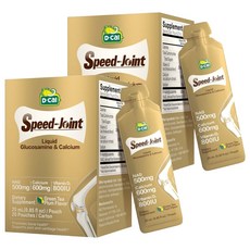 디칼 스피드-조인트 리퀴드 글루코사민 앤 칼슘 600mg + NAG 500mg + 비타민 D 800IU 25개입, 2개, 500ml