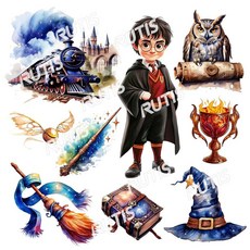 TS 童話0016- 蝶谷巴特餐巾紙/藝術紙 Decoupage napkins/art paper，多款童話主題圖案設計，手工藝創作理想選擇, 1個, 22.5x22.5