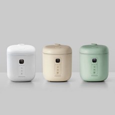 마카롱 미니 라이스쿠커(전기밥솥) 3color, 화이트 JR-RC0311WH, 1개