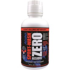Atsko 1338Z 제로 스포츠 워싱 세탁 세제 18온스 병 블랙, 18 Fl Oz (Pack of 1)