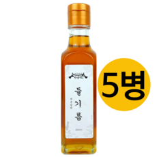 하남댁 건강하게 고소한 맛 저온압착 들기름, 5개, 300ml