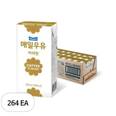 매일우유 커피맛, 200ml, 264개