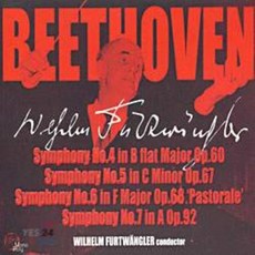 [CD] Wilhelm Furtwangler 베토벤 : 교향곡 4 5 6 7번 - 빌헬름 푸르트뱅글러 (Beethoven : Symphony No.4 5 6 7)