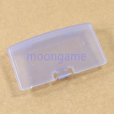 GBA 배터리 커버 뚜껑 도어 교체 용 50pcs Gameboy Advance 콘솔 케이스 뒷문, 03 clear light blue