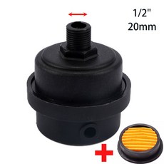 나사형 소음기 에어 필터 흡입 12 20mm 주방용