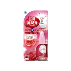 日本Kobayashi小林製藥1滴消臭元馬桶瞬間淨味芳香劑20ml/盒-玫瑰香(粉), 1個, 20ml