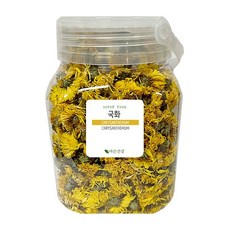 카페인이 없어 부담없이 마시는 국산 국화차 감국 꽃차 국산 100% 핸들캡용기, 60g, 1개입, 1개