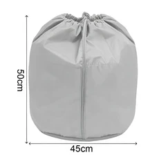 겨울 식물 강력한 보호 덮개 서리 방지 야외 정원 관목 나무 화분 옥스포드 천 동결, 01 Grey, 1개