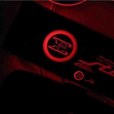 스팅어 led 플레이트 차량용음료거치대, 화이트 무