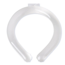 우주컴퍼니 여름 아이스 쿨링 넥쿨러 넥밴드, 화이트, 1개