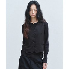 닉앤니콜 NICK&NICOLE CLASSIC BUCKLE POINT VEST BLACK