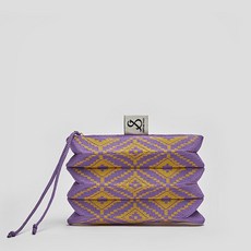 조셉앤스테이시 Lucky Pleats Pouch S Pattern Seed Mauve (0JSN5PC40105F) 777428