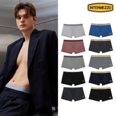 [인터메조] 컬러리 메쉬핏 남성 드로즈 10종 세트