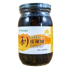 【台東原生】剝皮辣椒（原味/白鶴靈芝）450g/罐-家樂購(來自花東縱谷的天然瑰寶 契作無毒辣椒以牛蒡 香菇 苦茶油）, 1個, 白鶴靈芝, 300