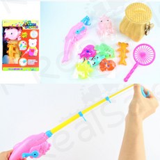 어촌생활 바구니 낚시놀이세트, 블루, 블루, 1개