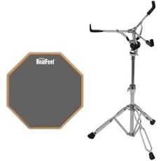 EVANS RF12G 스탠드 세트 에반스 12인치 드럼 연습 패드, 단일 옵션, 1개