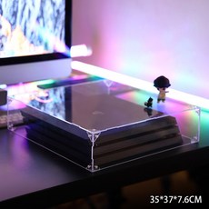 호환 플스 플스5 QM 보관함 보호 투명 먼지 커버 DS, PS4 가로형 커버