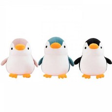 대형인형 소형 펭귄 인형 아기 애착 젖주떼기, 블랙