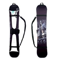 보드가방 스키백 겸용 준비물 보호 스키 스노우보드, 160cm, 아이언 해머 스컬 싱글 숄더