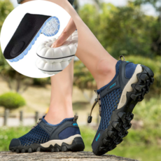 천끝 계곡 물놀이 신발 통기성이 우수한 남여공용 레저 트레킹화 메쉬 아쿠아슈즈 트레킹화 장마철외출