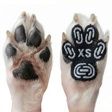 아임펫벳 논슬립 노령견 강아지발바닥패드 강아지발바닥보호패드, 블랙, 4세트