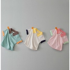 페퍼티셔츠 아기여름옷 100일아기 레모네이드