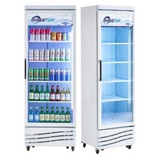 (프리탑) 국산 1등급 수직 업소용 냉장고 쇼케이스 (FT-470R) (화이트)(서울지역 무배/그 외 유료)