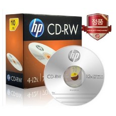 HP CD-RW 4-12X 700MB 슬림 케이스 10p