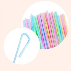 승연이의 추천 스토어 요술 롱 자바라형 자유자재 빨대 50P_6225 빨대블럭