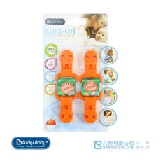 Basilic 貝喜力克 Lucky Baby 雙頭扣夾-短 雙頭夾手帕夾, 獅子, 1個