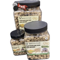 維益特 陸龜動物園配方QQ飼料 草本牧草高纖維, 1個, 維益特QQ飼料100G