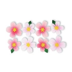 펠트 벚꽃SET (5X5/4X4cm) 환경꾸미기재료