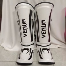 台灣出貨 散打搏擊成人拳擊護腿武術搏擊兒童泰拳護腿連腳背面加厚格斗護具, 升級款紅色,L150-180cm, 1個