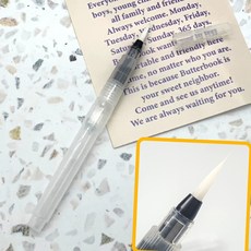 워터브러쉬 물붓 중형 공모전 염색약 프레스기 골덴 글라스 과슈 탱화 수성 불교 마블링 화선지 판화지 석채 홀베인 섬유 모형 판화 12017EA, 단일제품