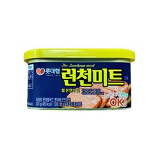 롯데 런천미트 200g 기획 반찬 간편한 캔 통조림 캠핑 햄 소시지, 10개