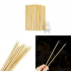 마켓보스야 다용도 대나무 꼬지 일회용꼬치, 100P