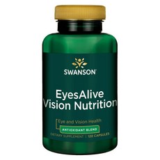 斯旺森Swanson 視力保健膠囊, 1個, 120粒