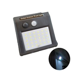 캠핑카 카라반 태양광 충전 자동 조명, 1개