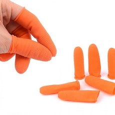 10p 손가락 보호캡 골무 바느질 자수 핑거가드 미끄럼방지 손가락보호고무장갑, 1개, 기본