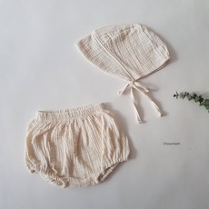 [오늘출발] 슈크림 내츄럴보넷 출산선물 아기백일촬영룩 베베보넷